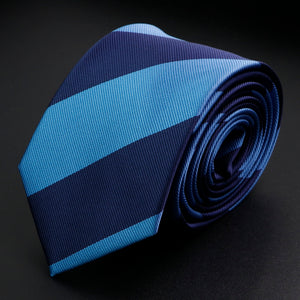 Stylish Men's Stripe Necktie College Style Red Navy Blue Green Multi-color Twill Cosplay Party Business Wedding Trendy Neck Ties