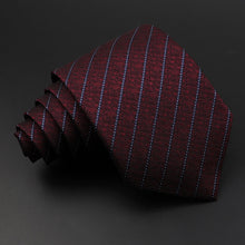 Load image into Gallery viewer, New Men&#39;s Classic Luxury Tie 8cm Striped Paisley Plaid All-Match Jacquard Necktie For Business Wedding Prom Daily Wear Accessory