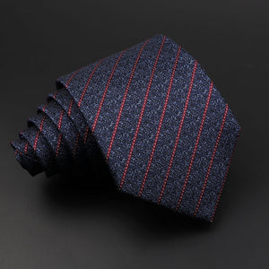 New Men's Classic Luxury Tie 8cm Striped Paisley Plaid All-Match Jacquard Necktie For Business Wedding Prom Daily Wear Accessory