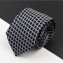 Load image into Gallery viewer, New Men&#39;s Classic Luxury Tie 8cm Striped Paisley Plaid All-Match Jacquard Necktie For Business Wedding Prom Daily Wear Accessory