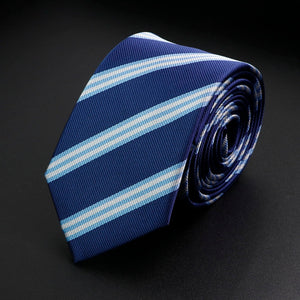 Stylish Men's Stripe Necktie College Style Red Navy Blue Green Multi-color Twill Cosplay Party Business Wedding Trendy Neck Ties