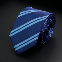 Load image into Gallery viewer, Stylish Men&#39;s Stripe Necktie College Style Red Navy Blue Green Multi-color Twill Cosplay Party Business Wedding Trendy Neck Ties