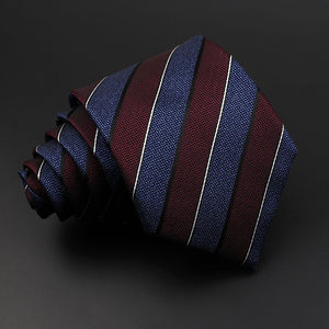 New Men's Classic Luxury Tie 8cm Striped Paisley Plaid All-Match Jacquard Necktie For Business Wedding Prom Daily Wear Accessory