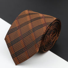 Load image into Gallery viewer, New Men&#39;s Classic Luxury Tie 8cm Striped Paisley Plaid All-Match Jacquard Necktie For Business Wedding Prom Daily Wear Accessory