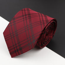 Load image into Gallery viewer, New Men&#39;s Classic Luxury Tie 8cm Striped Paisley Plaid All-Match Jacquard Necktie For Business Wedding Prom Daily Wear Accessory