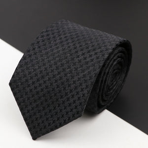 New Men's Classic Luxury Tie 8cm Striped Paisley Plaid All-Match Jacquard Necktie For Business Wedding Prom Daily Wear Accessory