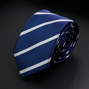 Stylish Men's Stripe Necktie College Style Red Navy Blue Green Multi-color Twill Cosplay Party Business Wedding Trendy Neck Ties