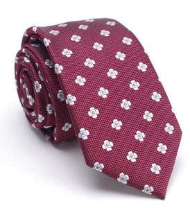 Men Tie Jacquard Skinny Ties for Men Wedding Dress Necktie Fashion Plaid Cravate Business Slim Neck Tie Gift Shirt Accessories