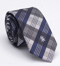 Load image into Gallery viewer, Men Tie Jacquard Skinny Ties for Men Wedding Dress Necktie Fashion Plaid Cravate Business Slim Neck Tie Gift Shirt Accessories
