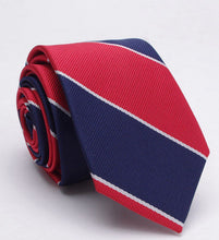 Load image into Gallery viewer, Men Tie Jacquard Skinny Ties for Men Wedding Dress Necktie Fashion Plaid Cravate Business Slim Neck Tie Gift Shirt Accessories
