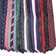 Load image into Gallery viewer, Mens Ties Fashion Jacquard Skinny Tie for Men Wedding Formal Dress Necktie Plaid Cravate Business Neck Tie Gift Accessories