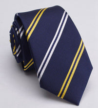 Load image into Gallery viewer, Men Tie Jacquard Skinny Ties for Men Wedding Dress Necktie Fashion Plaid Cravate Business Slim Neck Tie Gift Shirt Accessories