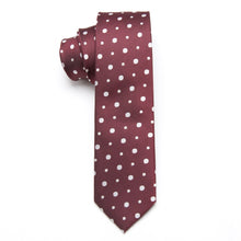 Load image into Gallery viewer, Mens Ties Fashion Jacquard Skinny Tie for Men Wedding Formal Dress Necktie Plaid Cravate Business Neck Tie Gift Accessories