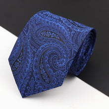 Load image into Gallery viewer, New Men&#39;s Classic Luxury Tie 8cm Striped Paisley Plaid All-Match Jacquard Necktie For Business Wedding Prom Daily Wear Accessory