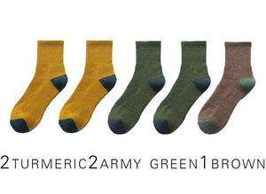 2020 New Japanese Harajuku Socks Autumn Winter Warm Men's Socks Thicke Terry Breathable High Quality Casual Business Socks Male